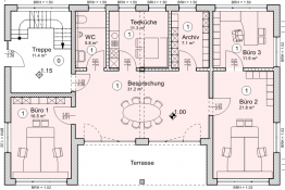 Hauptbild Vermietete EG-Büroeinheit als Teileigentum in Griesstätt - ca. 105 m², Terrasse und Stellplätze