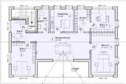 Hauptbild Vermietete Büroeinheit im Obergeschoss in Griesstätt - ca. 114 m² mit 8 Stellplätzen