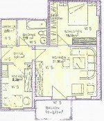 Hauptbild Renditeobjekt: Helle 2,5-Zimmer-Erdgeschosswohnung mit Balkon in Waldkraiburg